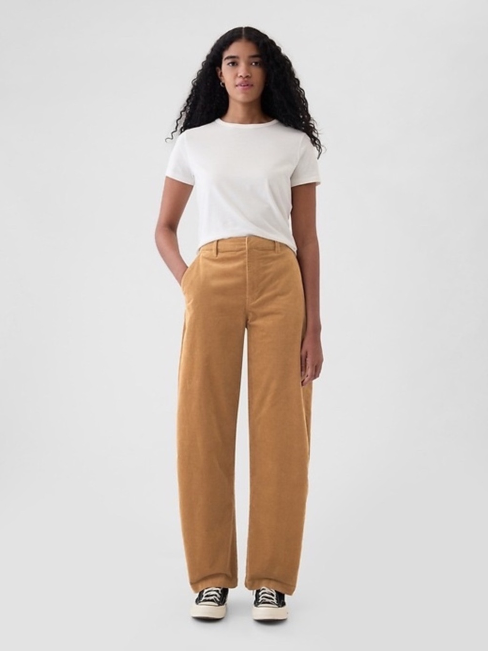 GAP Barrel Leg High Rise Corduroy Pants Women’s 14
